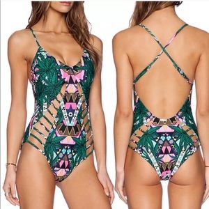 One piece bathing suit